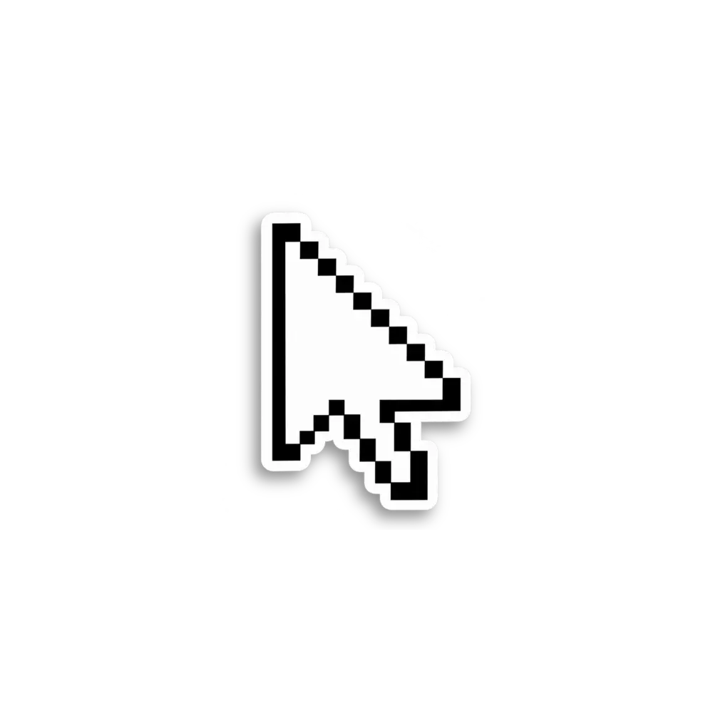 Pixel Cursor Arrow Sticker