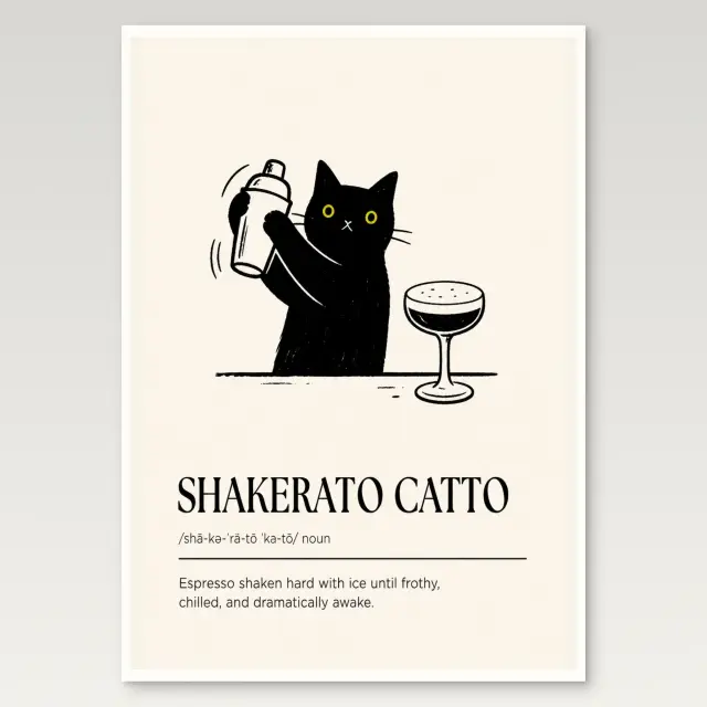 Shakerato Catto Poster