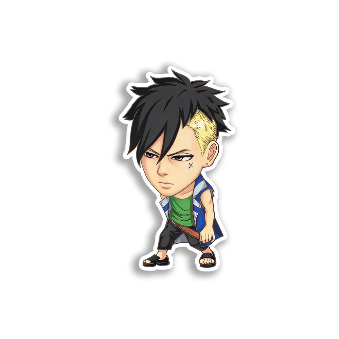 Chibified Anime Boy Sticker