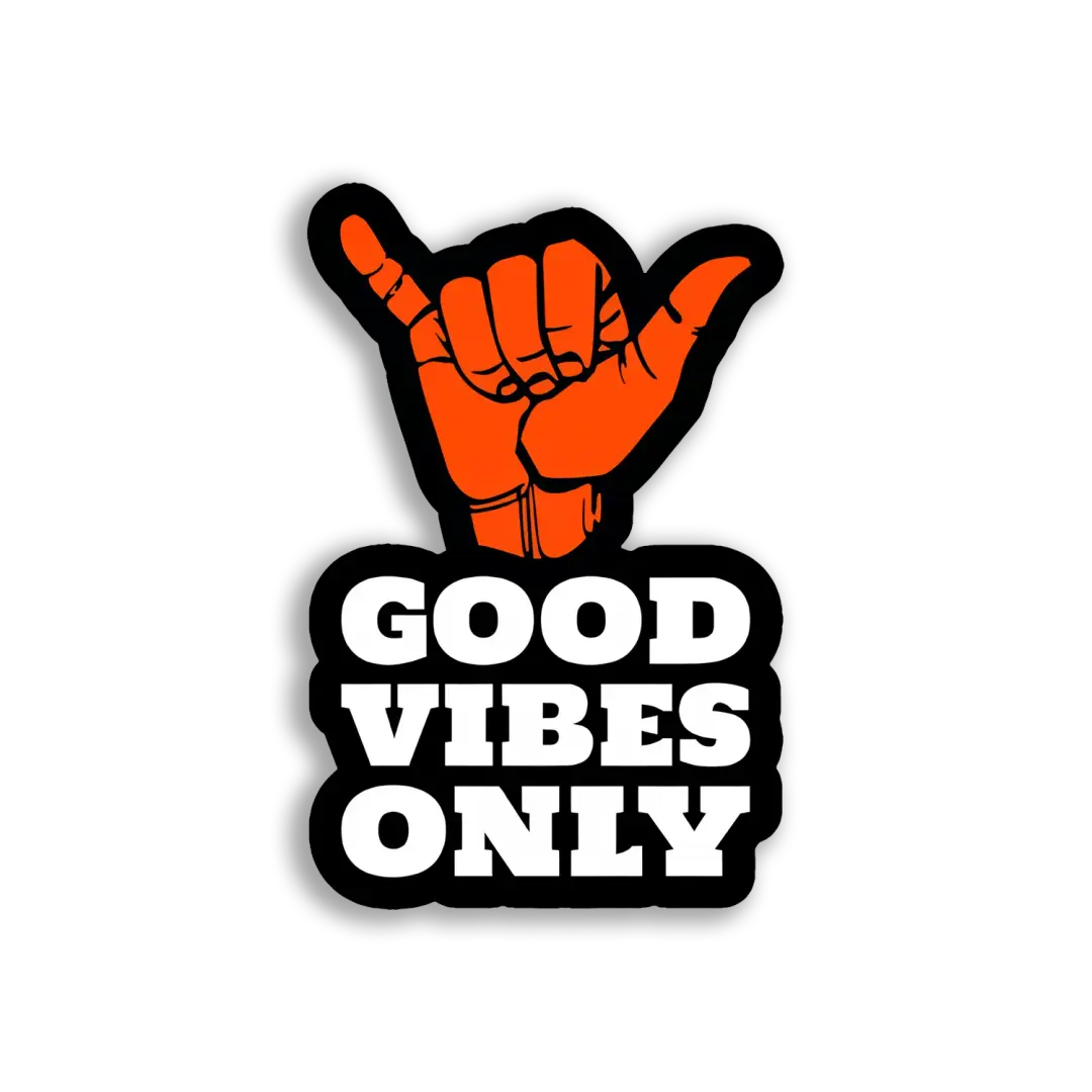 Good Vibes Only Sticker