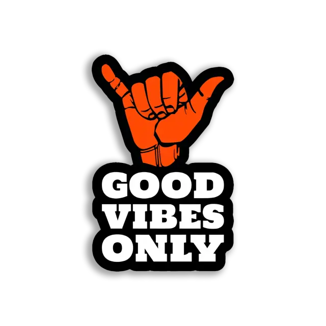 Good Vibes Only Sticker