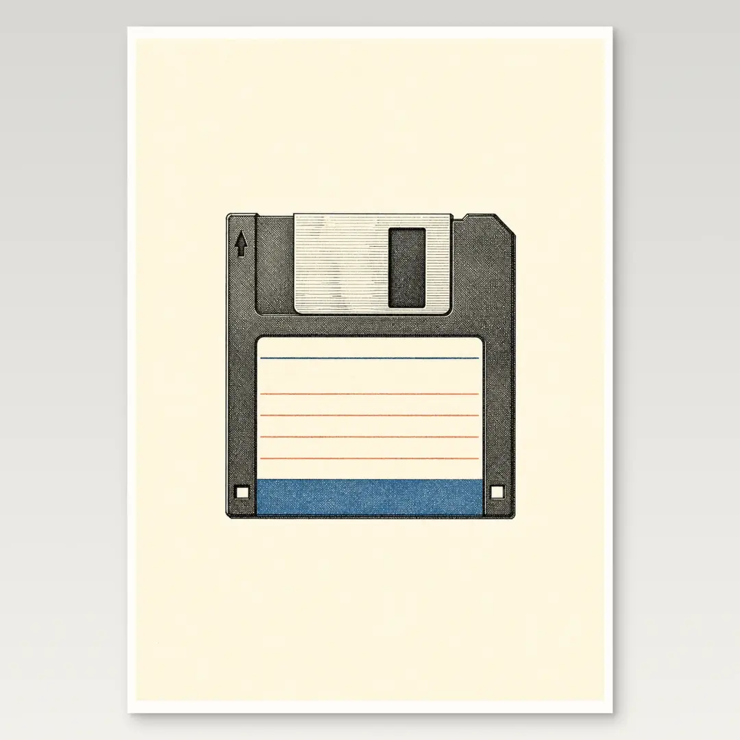 Floppy Disk Poster