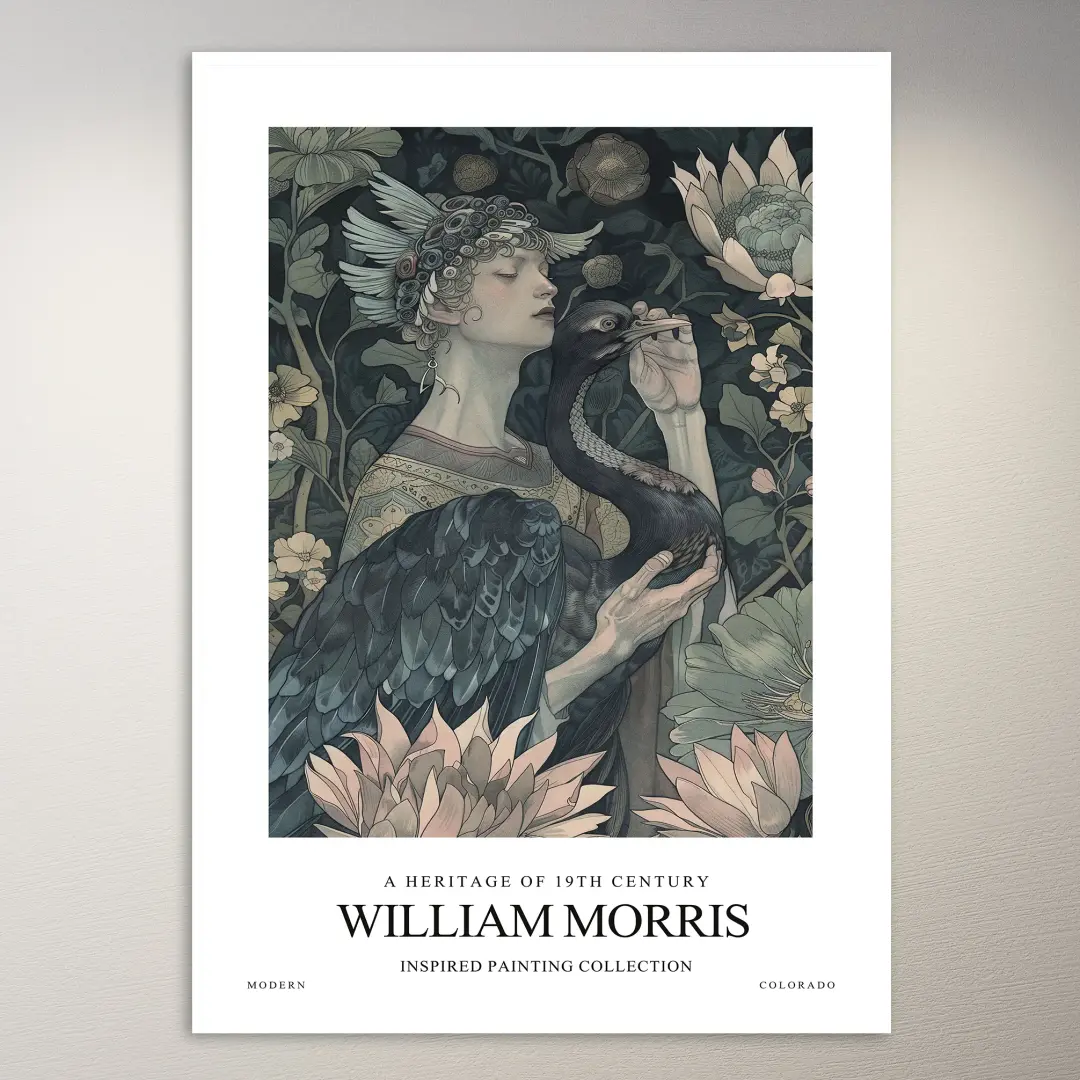 William Morris Inspired Painting | Art Poster