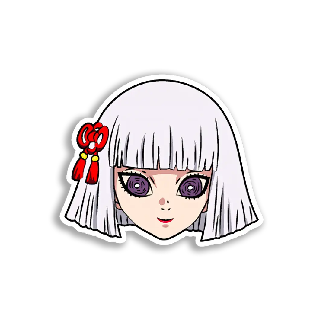Anime Girl Face Sticker