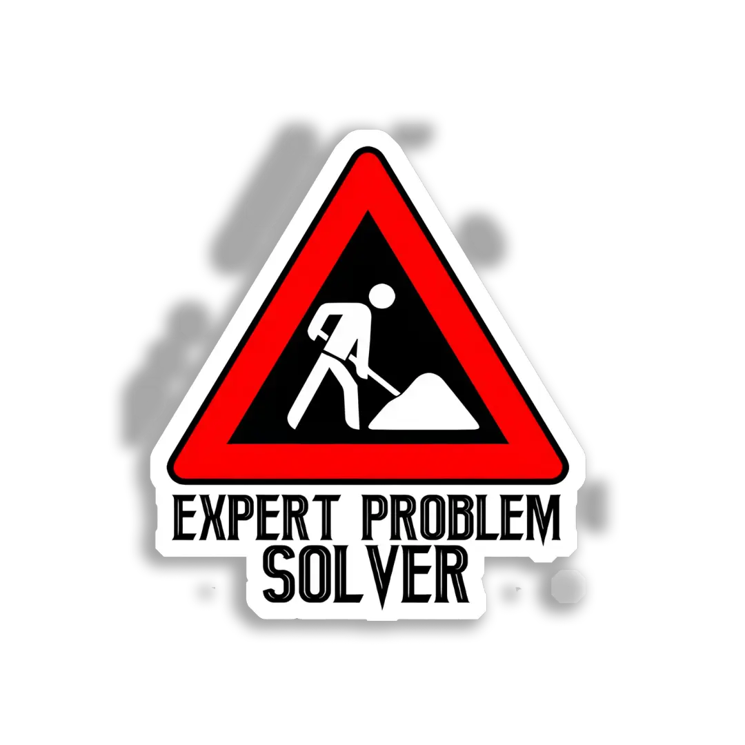 Expert Problem Solver Sticker