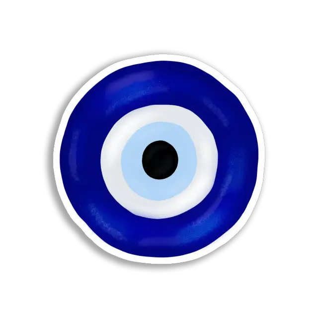 Das Symbol des bösen Blicks Sticker