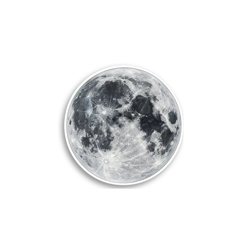 Moon Photo Sticker