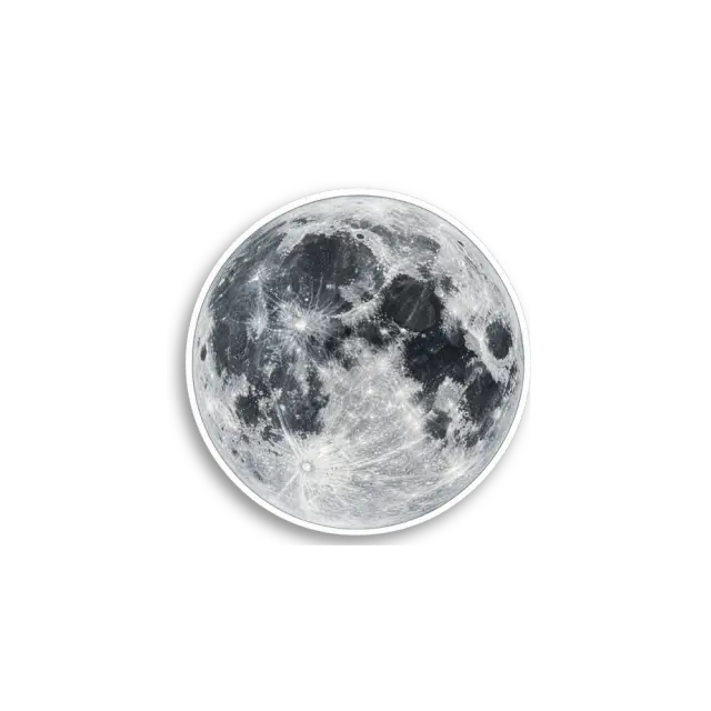 Moon Photo Sticker
