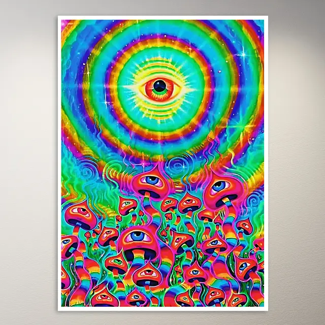 Trippy Kunst-Poster