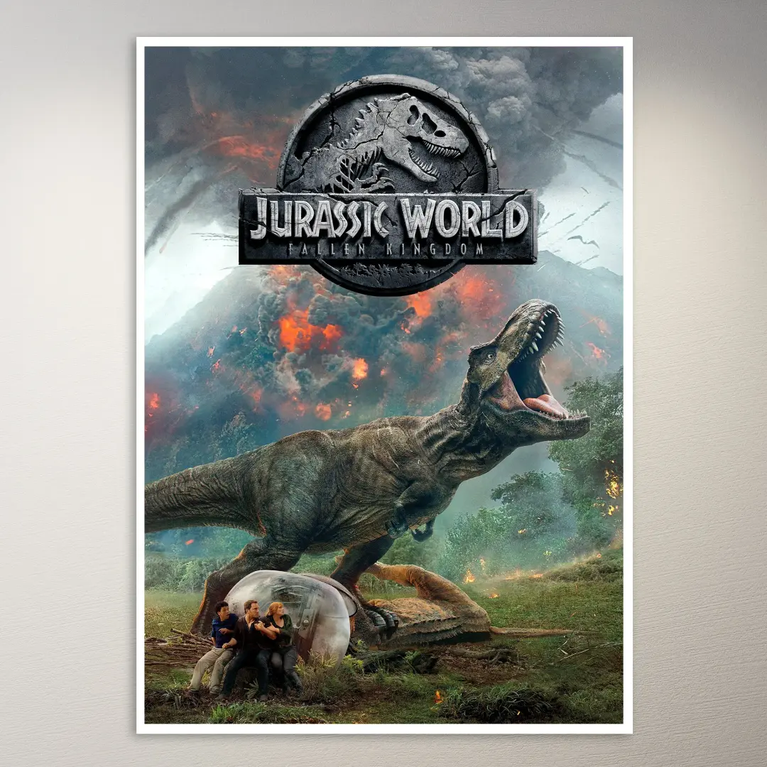 Póster del T-Rex de Fallen Kingdom