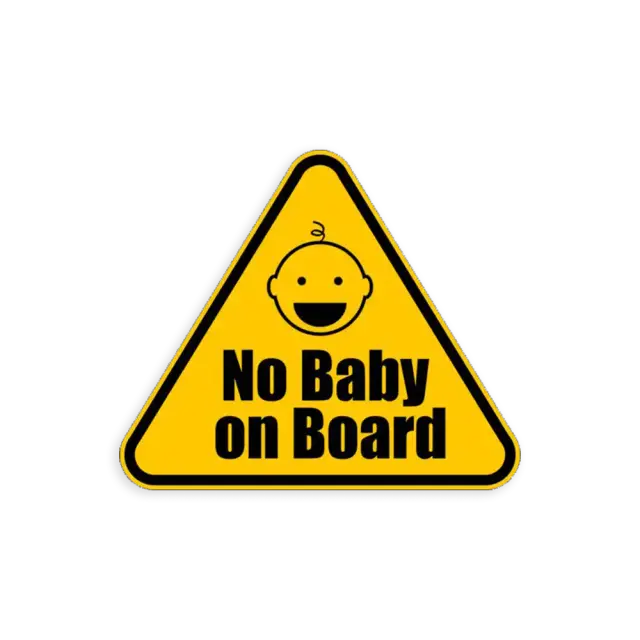 Kein Baby an Bord Sticker