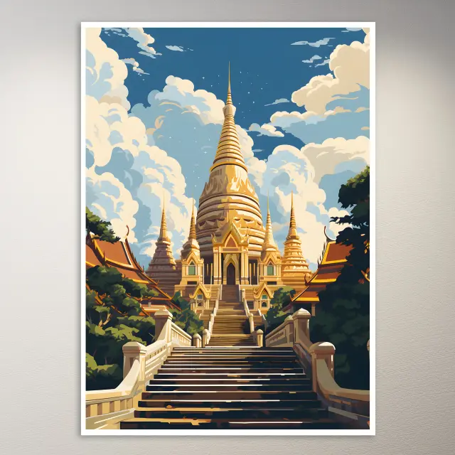 ملصق فني The Grand Palace Thailand