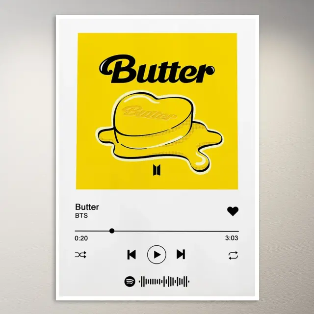 BTS Butter Poster | K-Pop-Poster | BTS-Poster