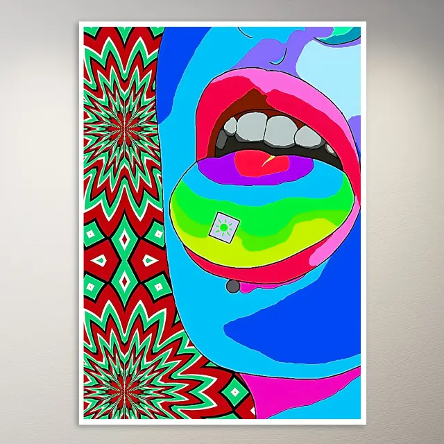 Trippy Kunst-Poster