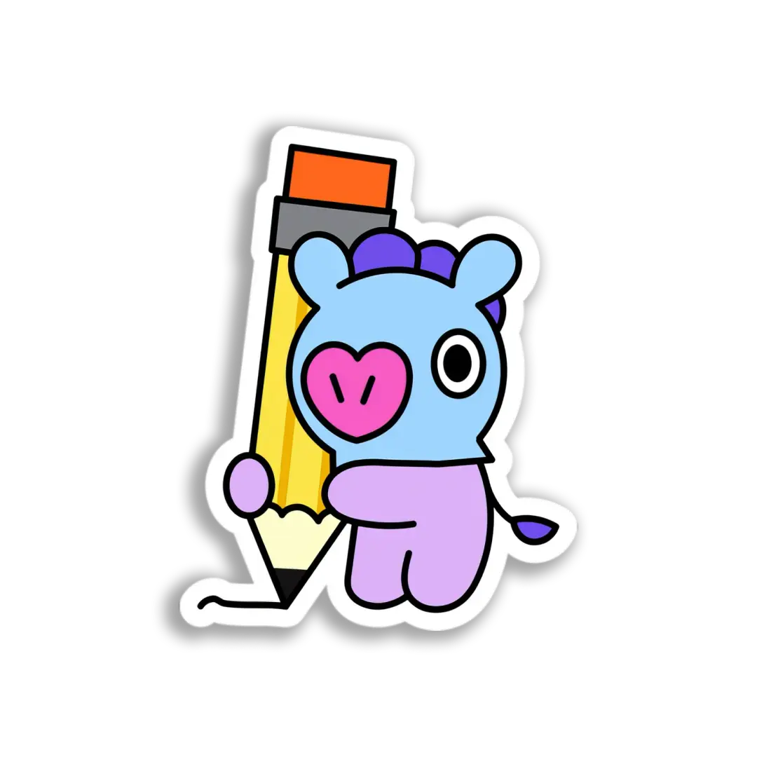 BT21 Bleistift-Freund Sticker