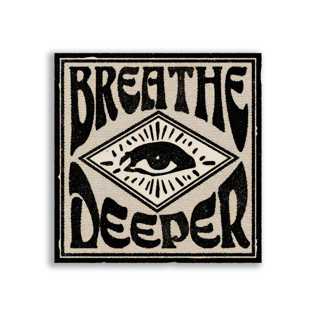 Breathe Deeper A Mindful Reminder Sticker