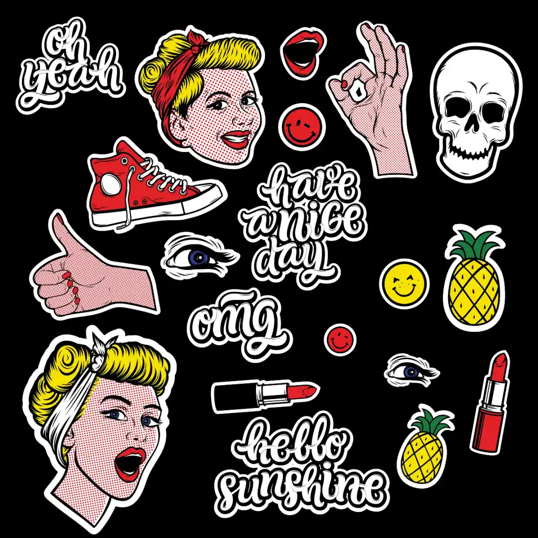 Pop-Art VSCO-Sticker