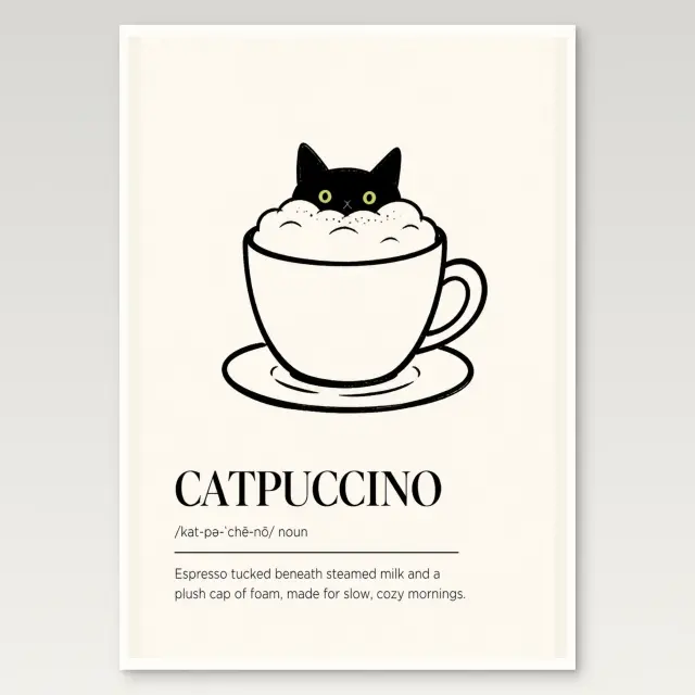 Catpuccino Poster