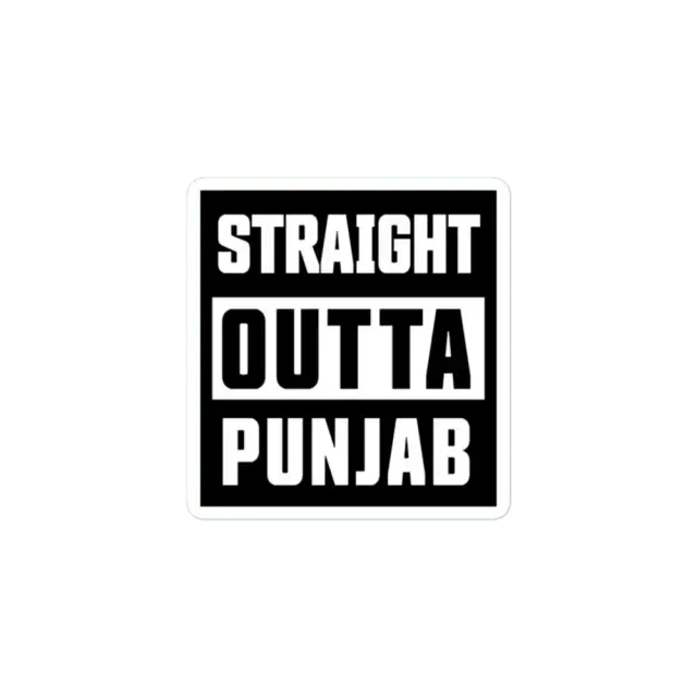 Straight Outta Punjab Sticker