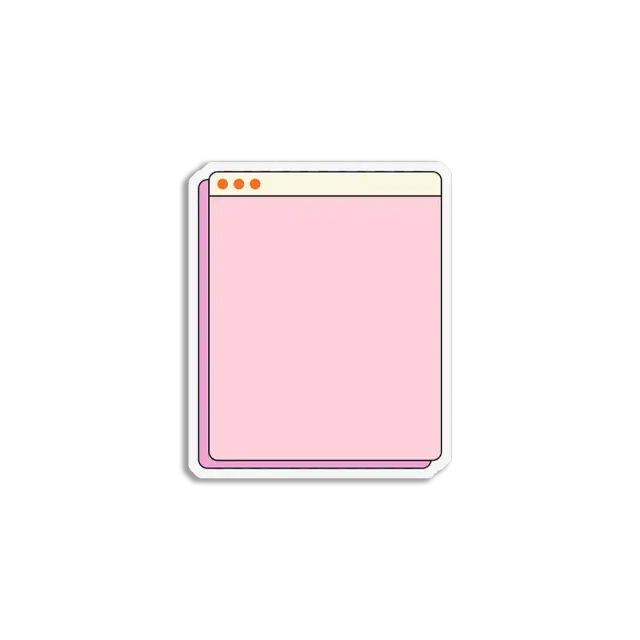 Pink Browser VSCO Sticker