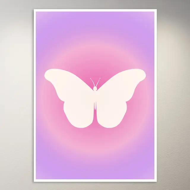 Póster de aura y positividad | Póster estético
