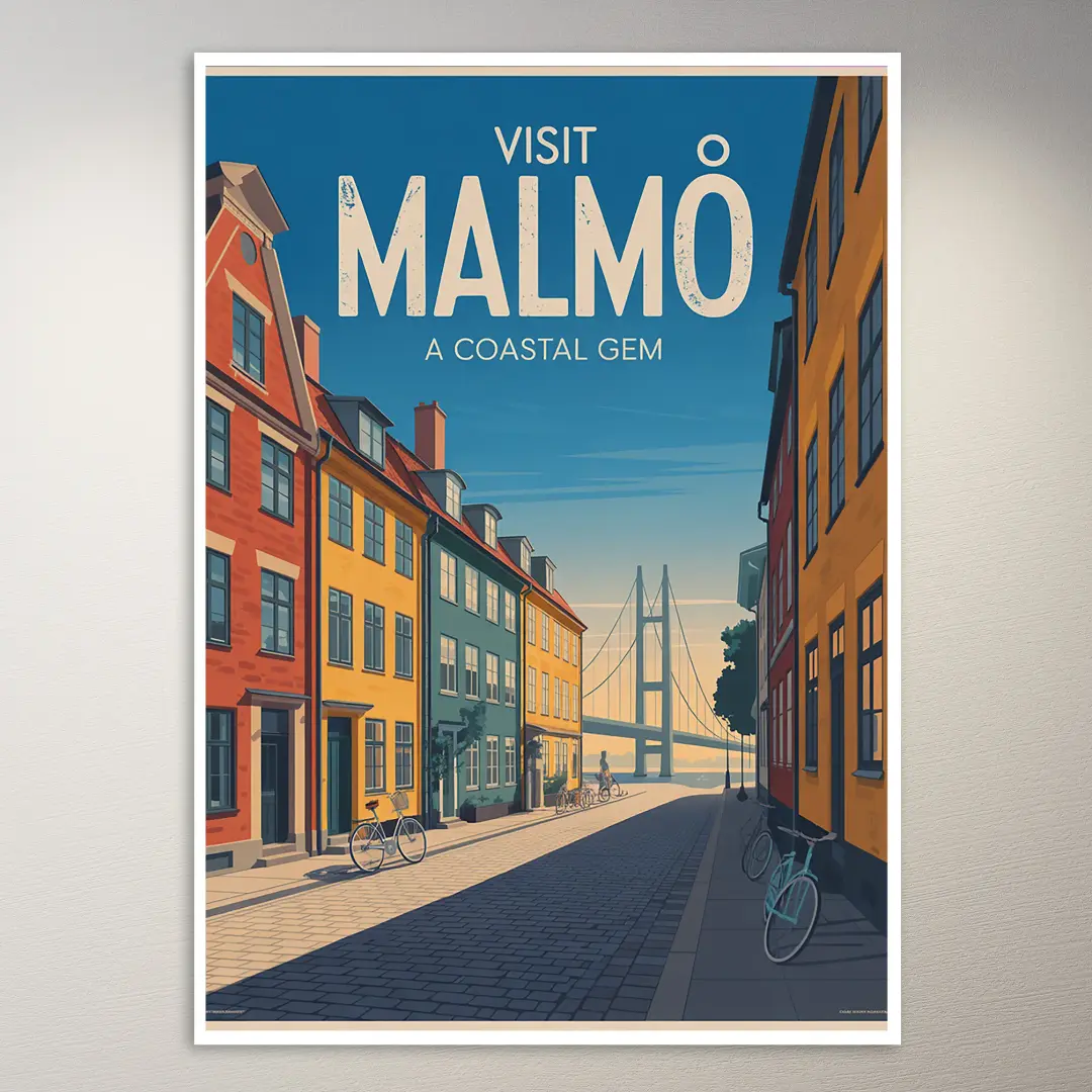 Malmö Reiseposter