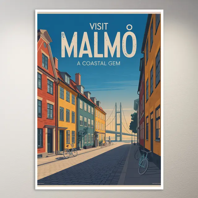 Malmö Reiseposter