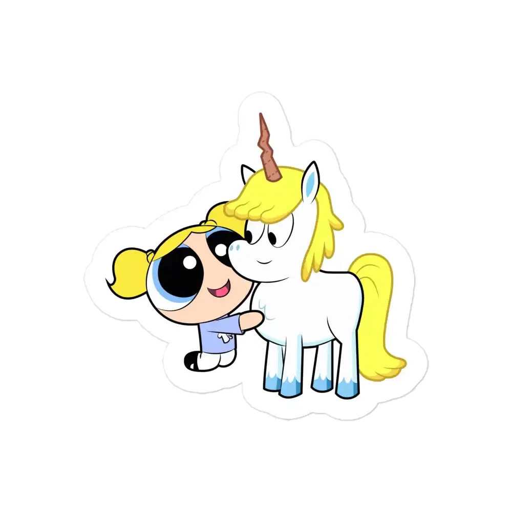 The Powerpuff Girls Bubbles und Donny Sticker