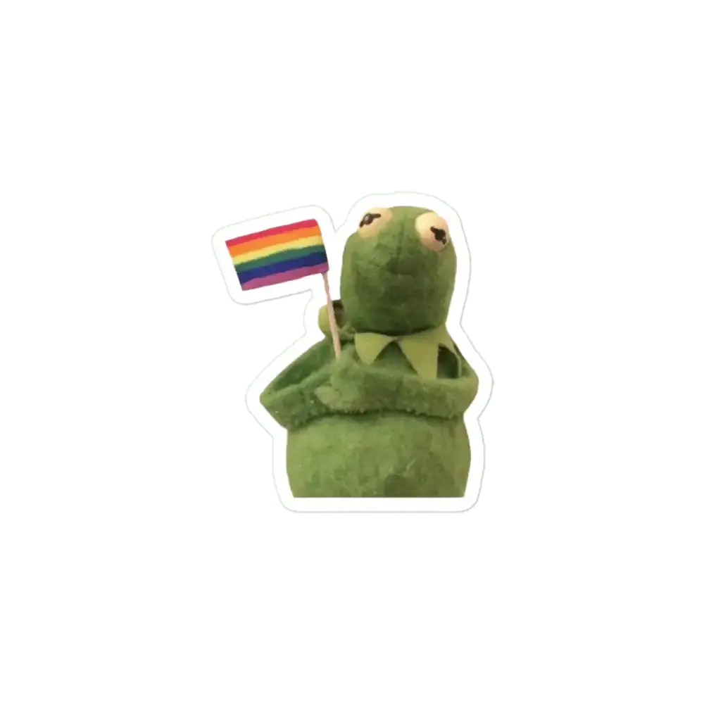สติกเกอร์ Kermit ธงไพรด์