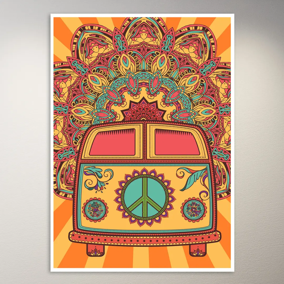 Trippy Kunst-Poster
