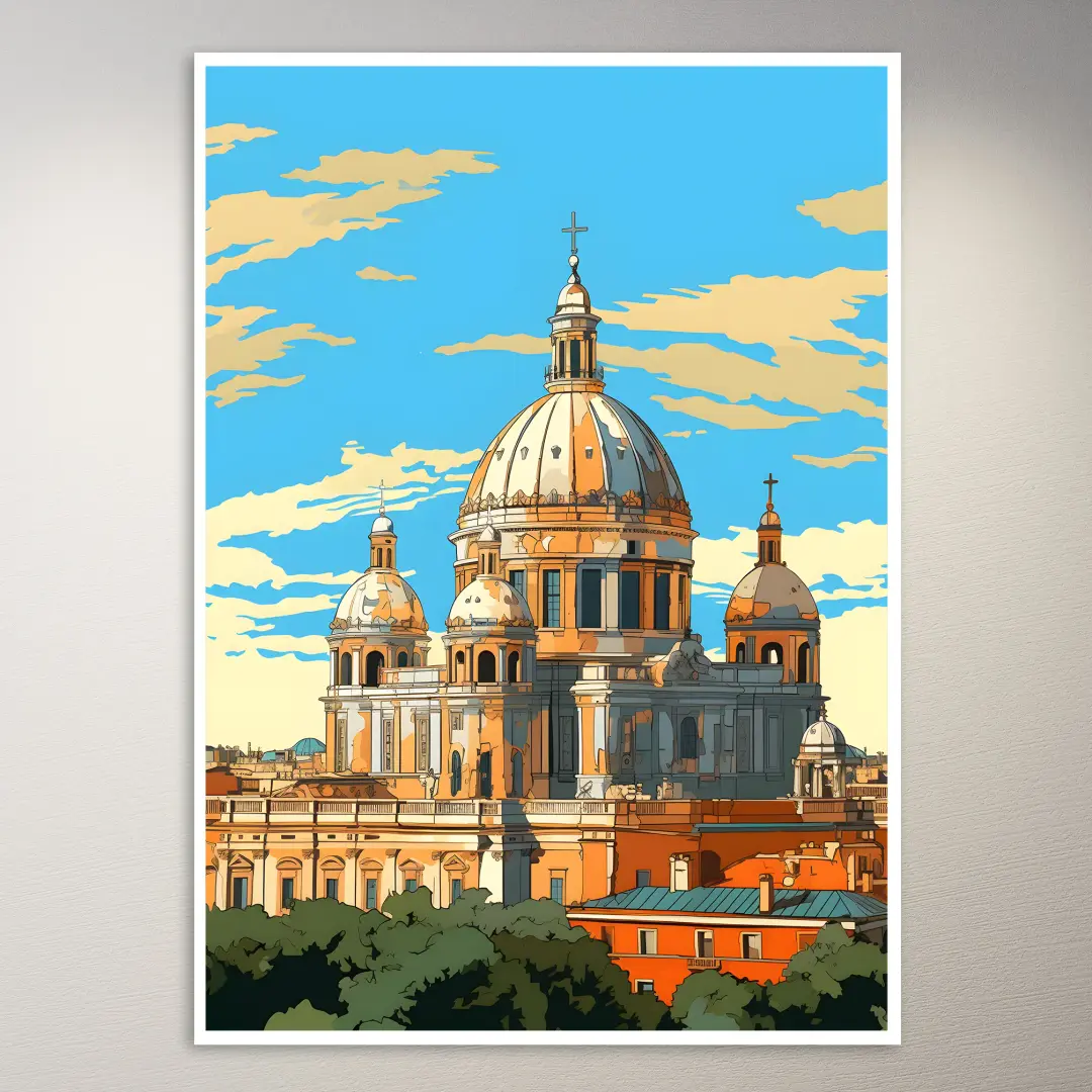 Petersdom Vatikanstadt Poster