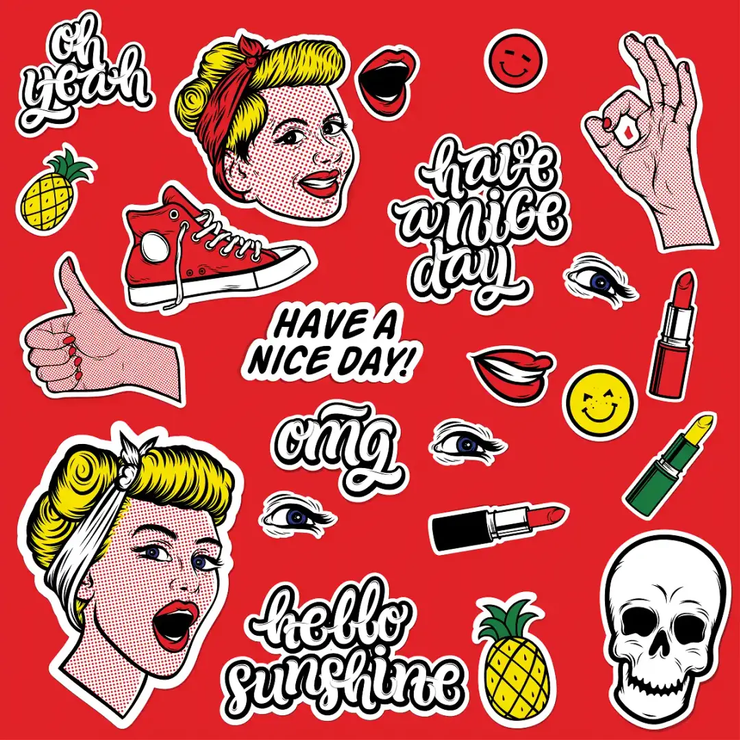 Pop-Art VSCO-Sticker
