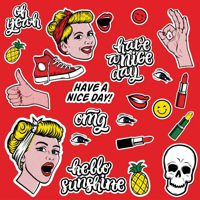 Pop-Art VSCO-Sticker