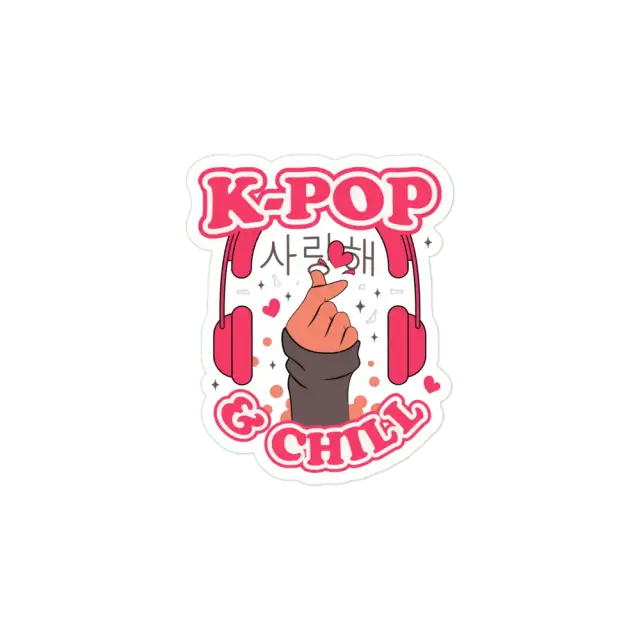 K-Pop and Chill Sticker