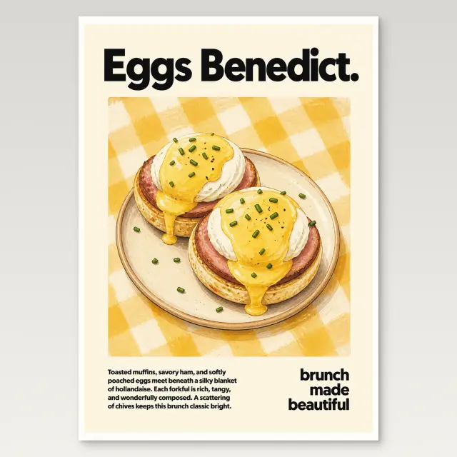 Eggs Benedict Poster