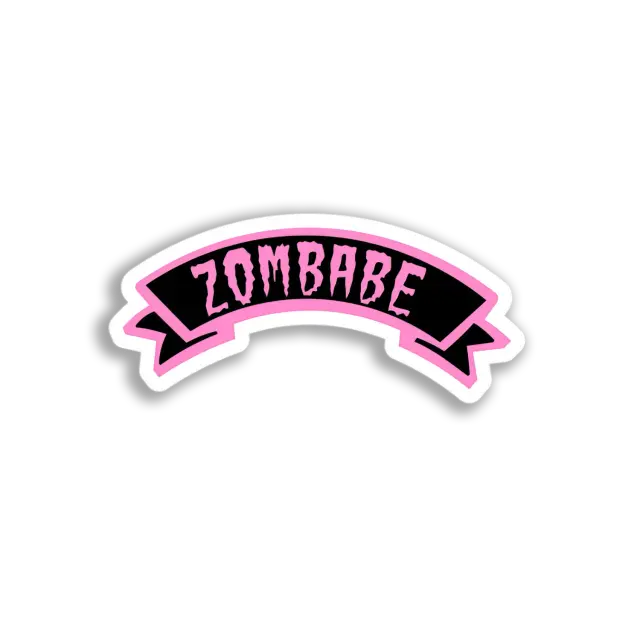 Zombabe Banner-Sticker