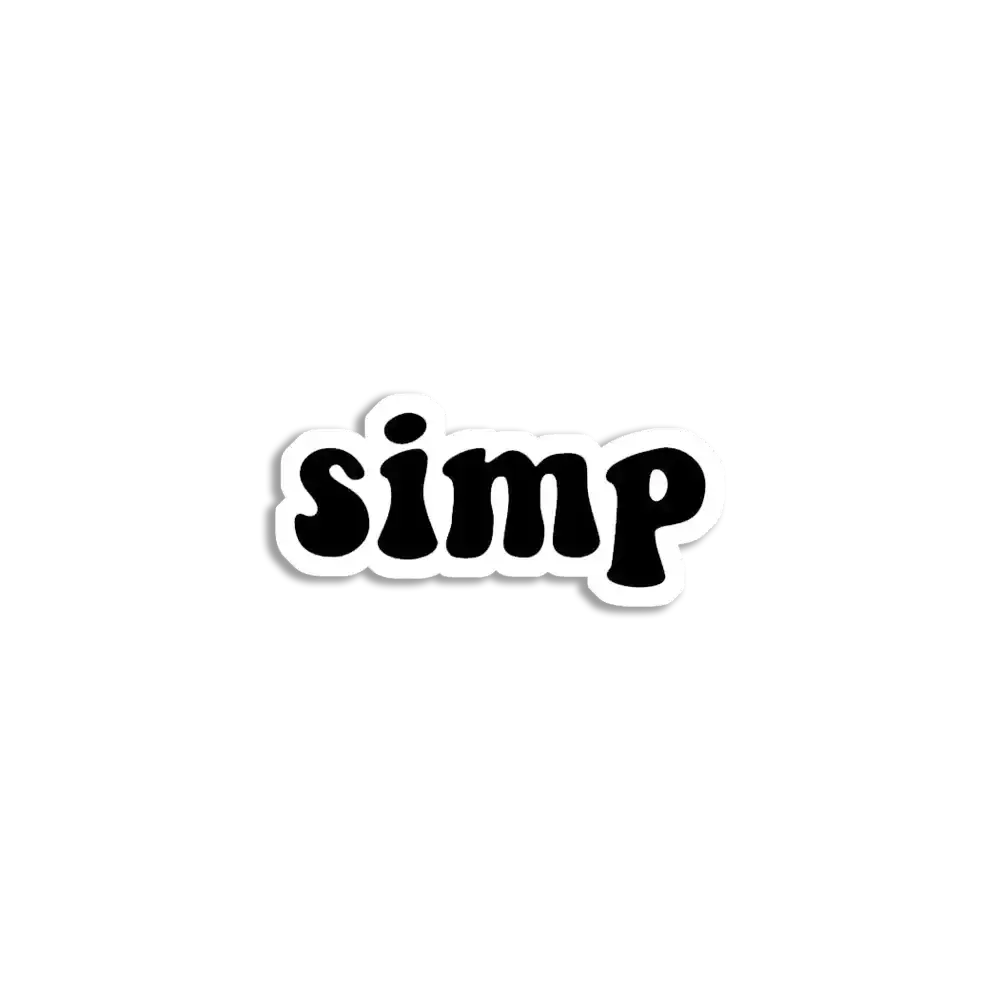 ملصق Simp