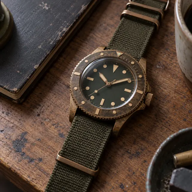 Bronze Patina Diver