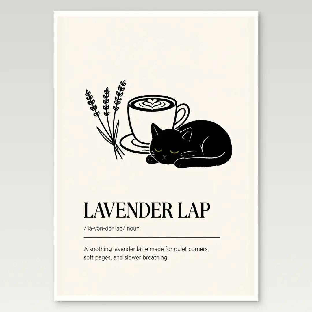 Lavender Lap Poster