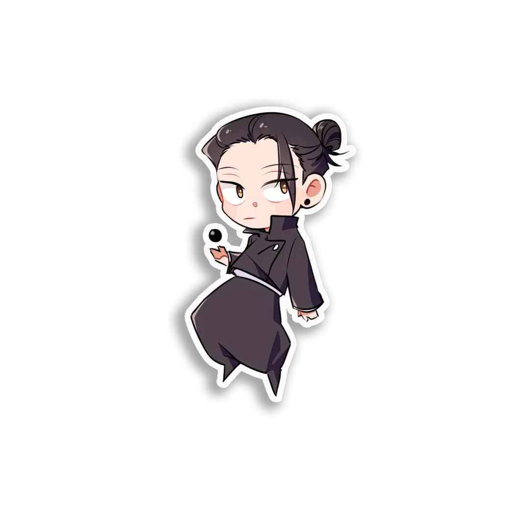 Chibified Anime Boy Sticker