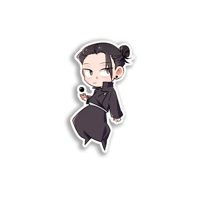 Chibified Anime Boy Sticker
