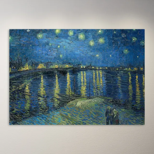 Sternennacht über der Rhône | Vincent Van Gogh | Kunst-Poster