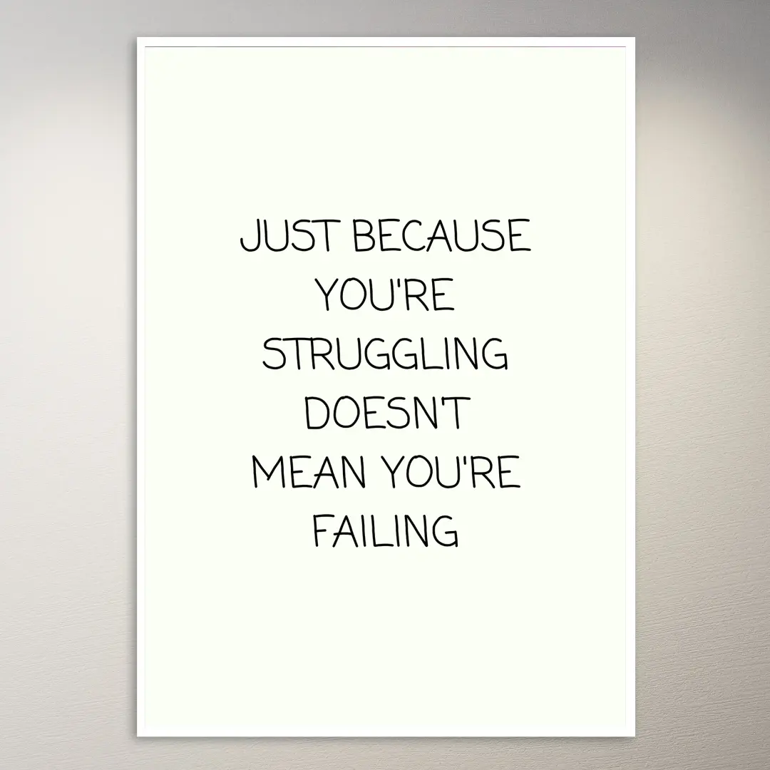 Motivational Quote Wall Poster