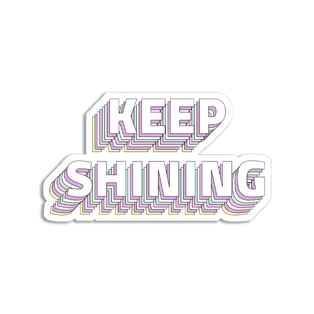 Strahl weiter Sticker