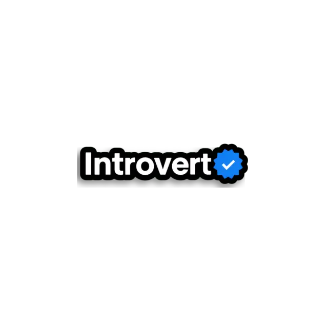 Introvert Verified Variant 2 Sticker