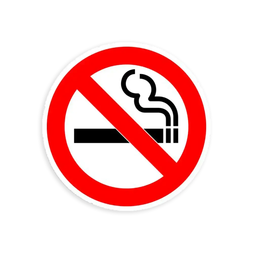 No Smoking Sticker