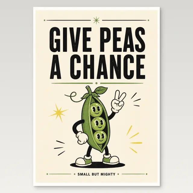 Peas Poster