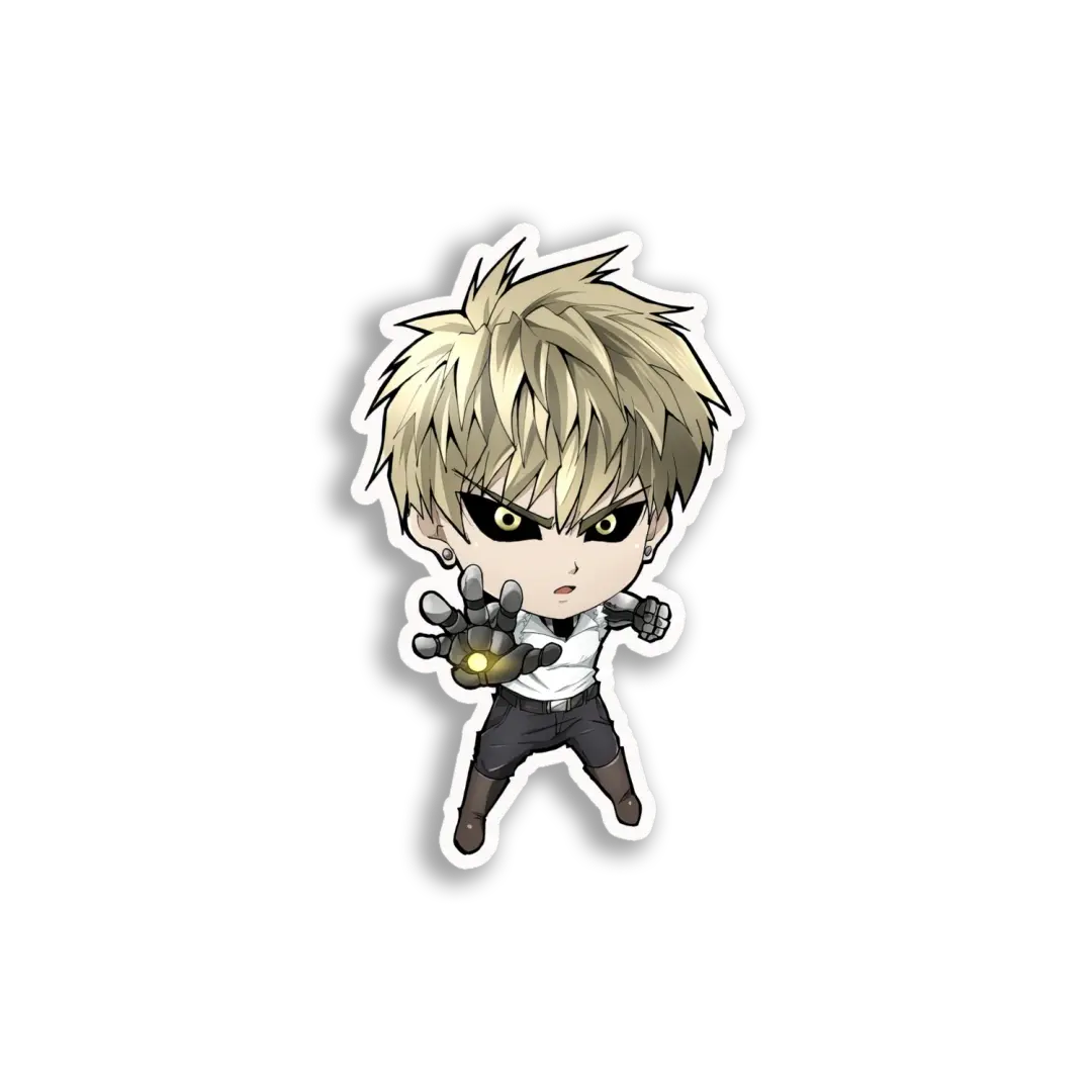 Genos Chibi Art Sticker