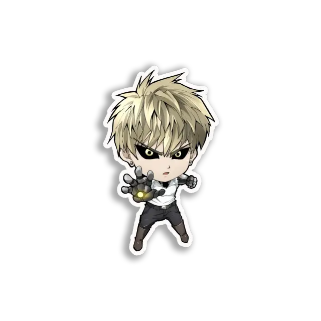 Genos Chibi-Kunst-Sticker