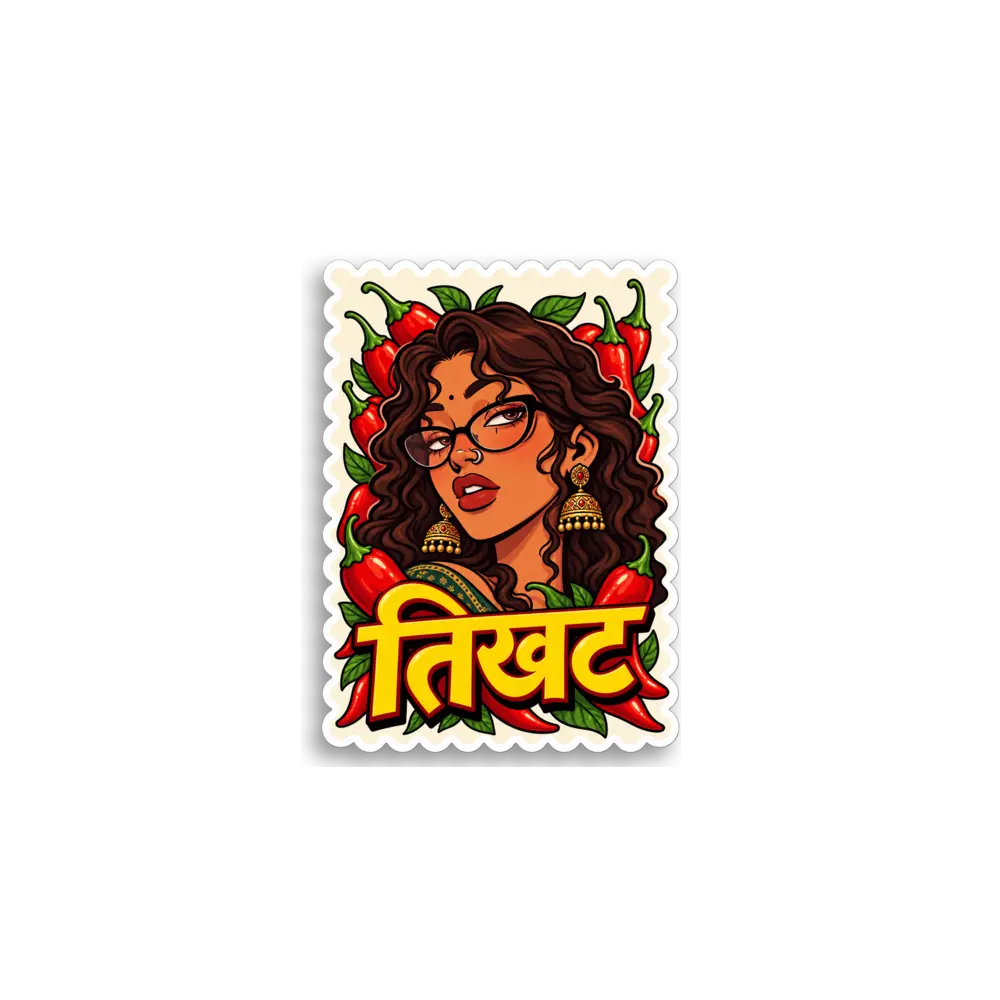 Tikhat Chilli Girl Sticker